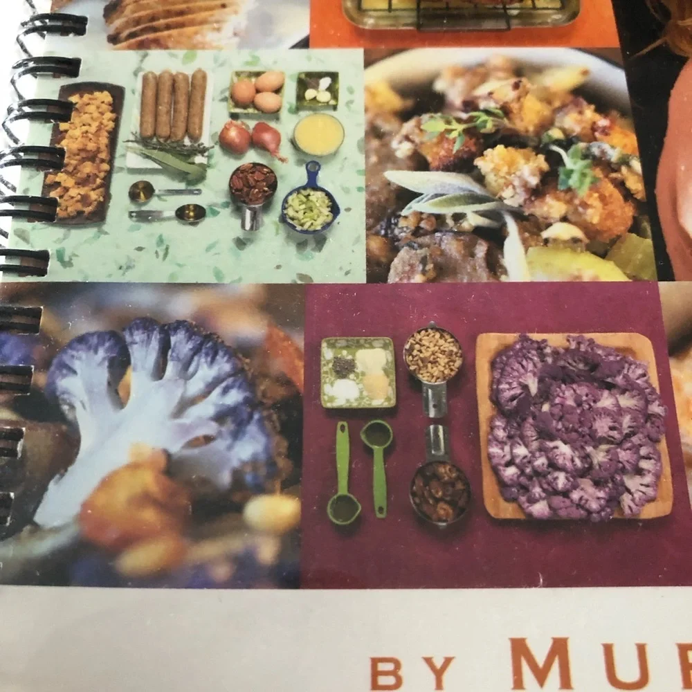 𝅺Healthy Happy Holiday Cookbook Thanksgiving Christmas Classic Spiral Wrapped